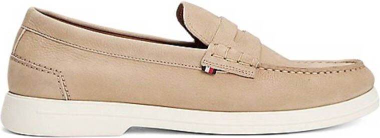 Tommy Hilfiger nubuck loafers beige