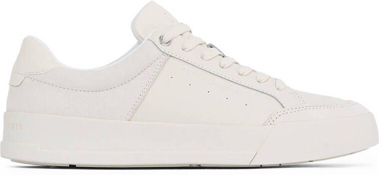 Tommy Hilfiger nubuck sneakers wit