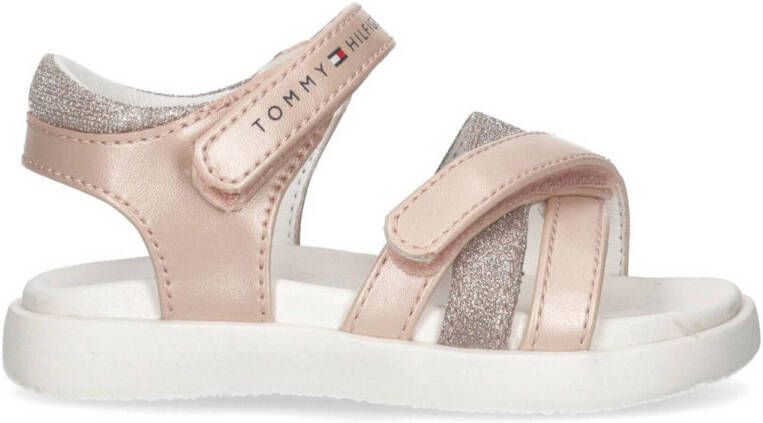 Tommy Hilfiger sandalen lichtroze metallic Meisjes Imitatieleer Meerkleurig 20