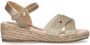 Tommy Hilfiger Sleehaksandaaltjes WEDGE ROPE SANDAL PLATINUM met glitter - Thumbnail 2