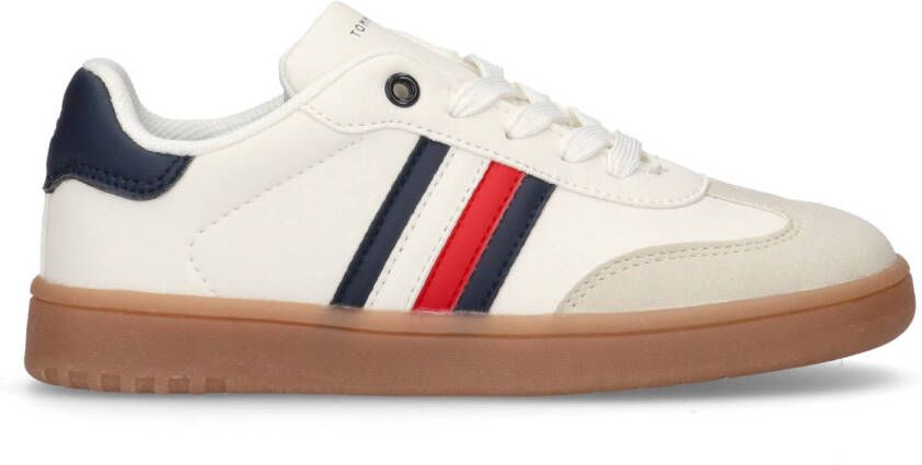 Tommy Hilfiger sneakers ecru blauw rood