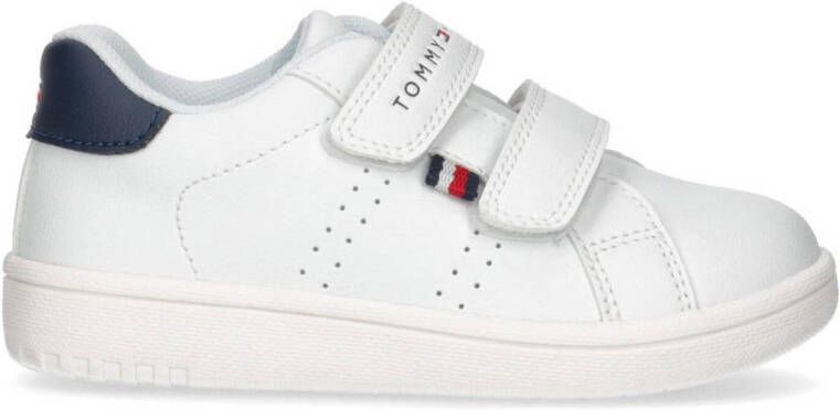 Tommy Hilfiger sneakers wit Jongens Imitatieleer Logo 23