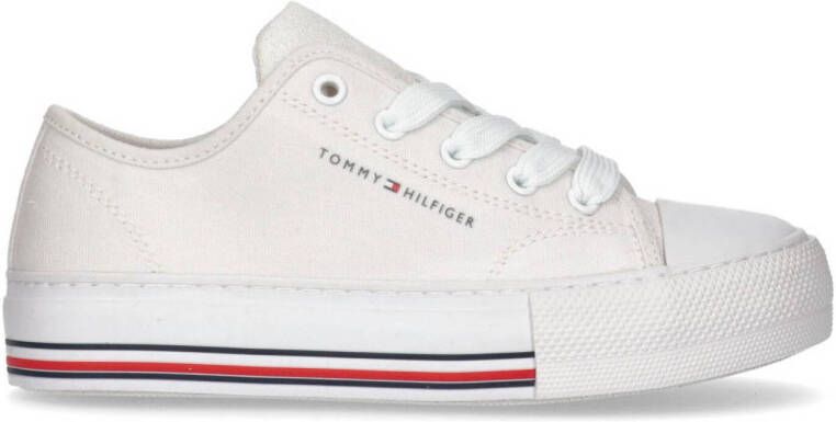 Tommy Hilfiger sneakers wit Meisjes Textiel Effen 36