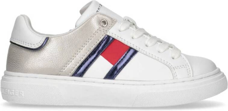 Tommy Hilfiger sneakers wit zilver