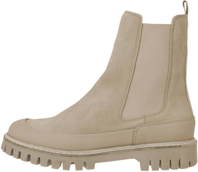 Tommy Hilfiger suède chelsea boots beige