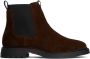 Tommy Hilfiger suède chelsea boots donkerbruin - Thumbnail 1