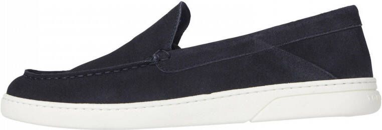 Tommy Hilfiger suède loafers donkerblauw