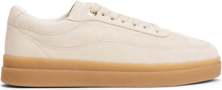 Tommy Hilfiger suède sneakers beige