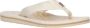 Tommy Hilfiger Beige Flip Flops voor vrouwen Beige Dames - Thumbnail 1