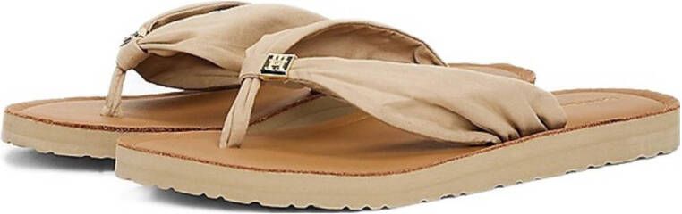 Tommy Hilfiger teenslippers beige