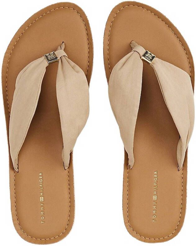 Tommy Hilfiger teenslippers beige