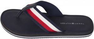 Tommy Hilfiger Slippers Strepen Donkerblauw Schoen cm Polyester Heren