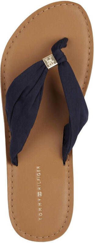 Tommy Hilfiger teenslippers donkerblauw