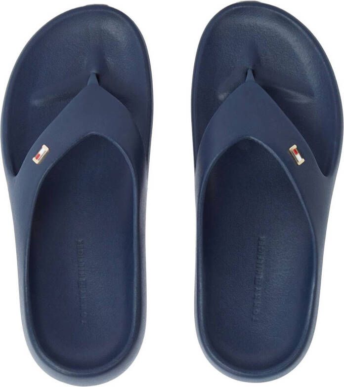 Tommy Hilfiger Teenslippers TH COMFORT BEACH SANDAL dianette zomerschoen comfortabele schoen met kleine logoborduring