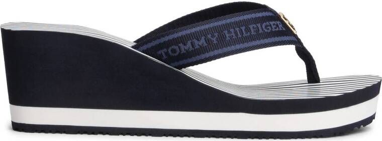 Tommy Hilfiger teenslippers donkerblauw