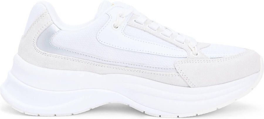 Tommy Hilfiger chunky suède sneakers wit