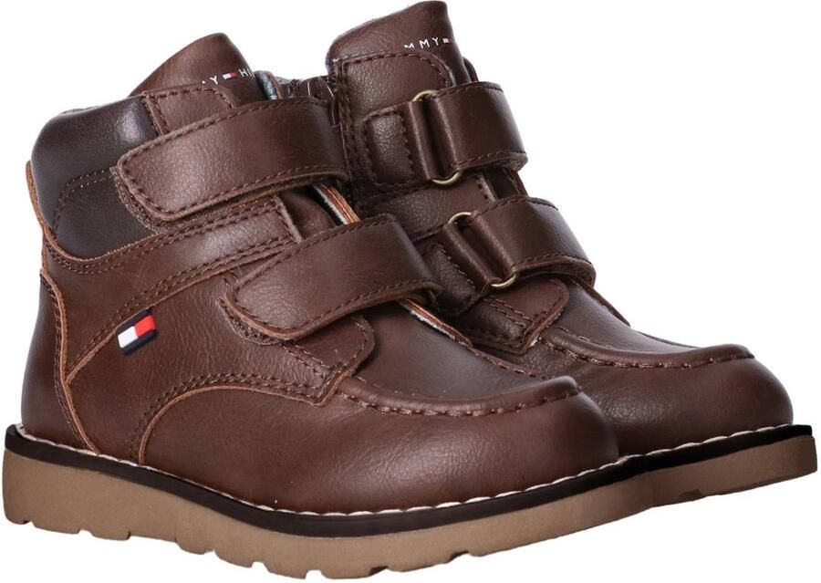 Tommy Hilfiger enkelboots bruin Jongens Polyester - Foto 3