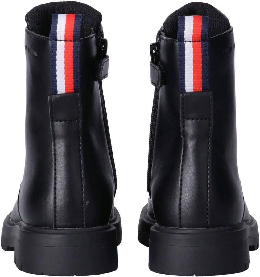 Tommy Hilfiger enkelboots met profielzool zwart - Foto 2