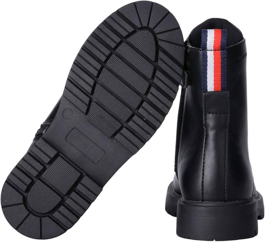 Tommy Hilfiger enkelboots met profielzool zwart - Foto 3