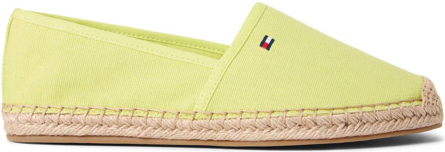 Tommy Hilfiger espadrilles limegroen