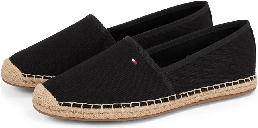 Tommy Hilfiger Espadrilles FLAG CANVAS ESPADRILLE slippers flats comfortabele schoen met bamboe bekleding en decoratieve naden - Foto 3