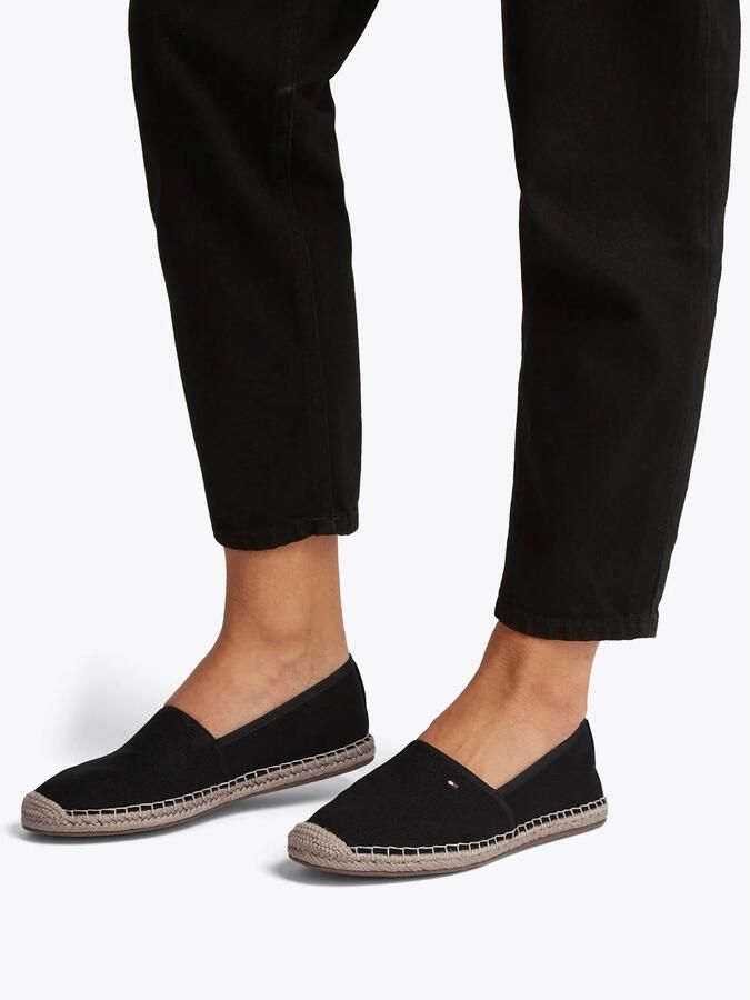 Tommy Hilfiger Espadrilles FLAG CANVAS ESPADRILLE slippers flats comfortabele schoen met bamboe bekleding en decoratieve naden - Foto 2