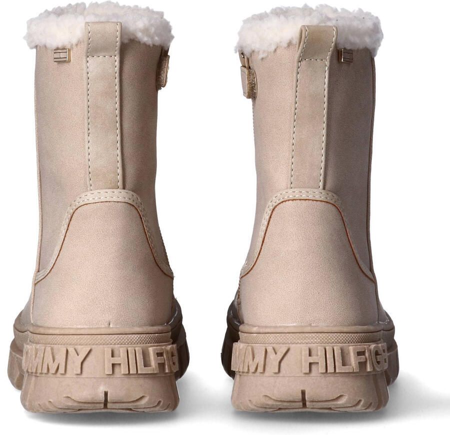 Tommy Hilfiger gevoerde enkelboots taupe - Foto 2