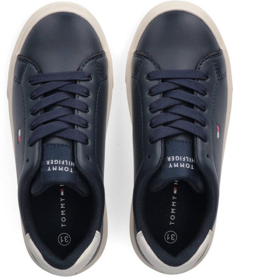 Tommy Hilfiger imitatieleren sneakers donkerblauw - Foto 2