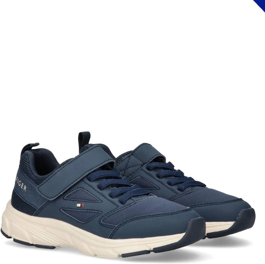 Tommy Hilfiger imitatieleren sneakers donkerblauw - Foto 2