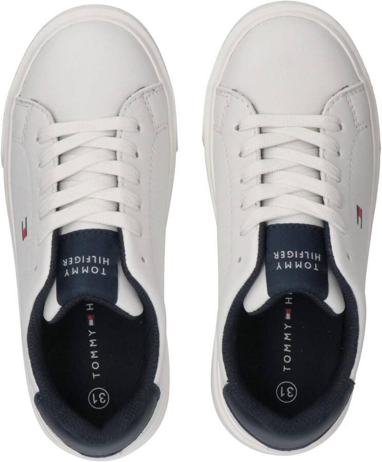 Tommy Hilfiger imitatieleren sneakers wit - Foto 3