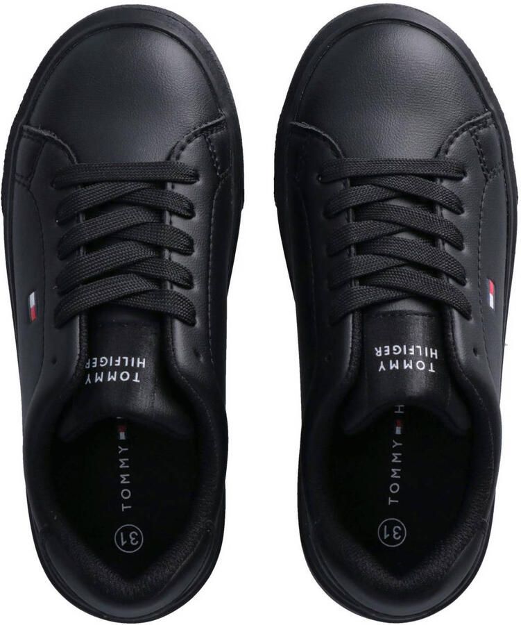 Tommy Hilfiger imitatieleren sneakers zwart - Foto 2