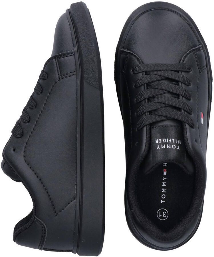 Tommy Hilfiger imitatieleren sneakers zwart - Foto 3