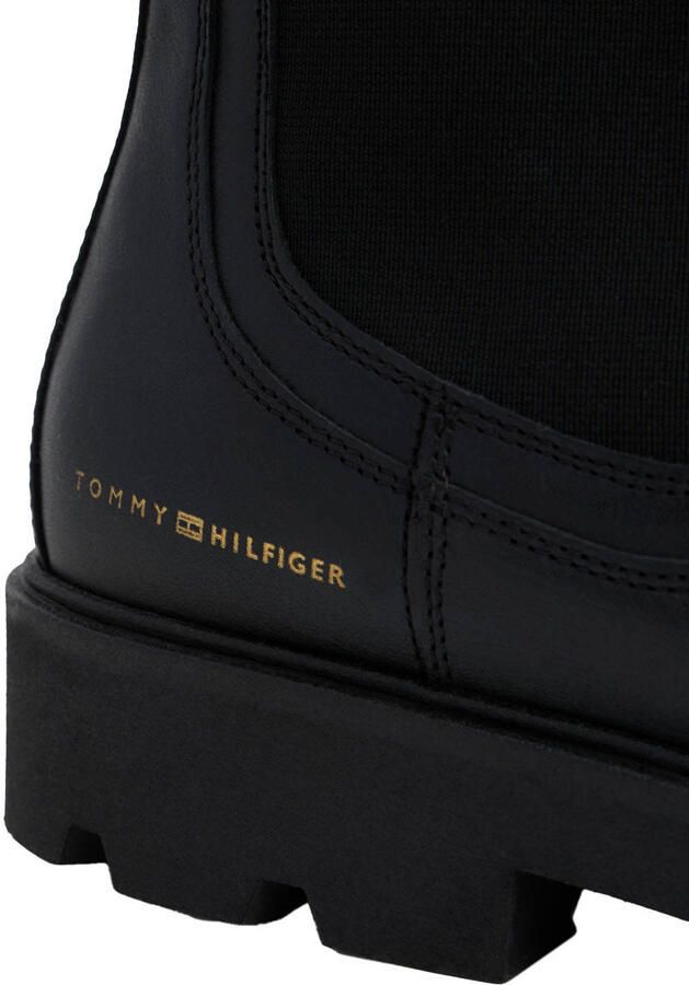 TOMMY HILFIGER Chelsea Boots Dames Th Lthr Mid Chelsea Maat: 40 Materiaal: Leer Kleur: Zwart - Foto 3