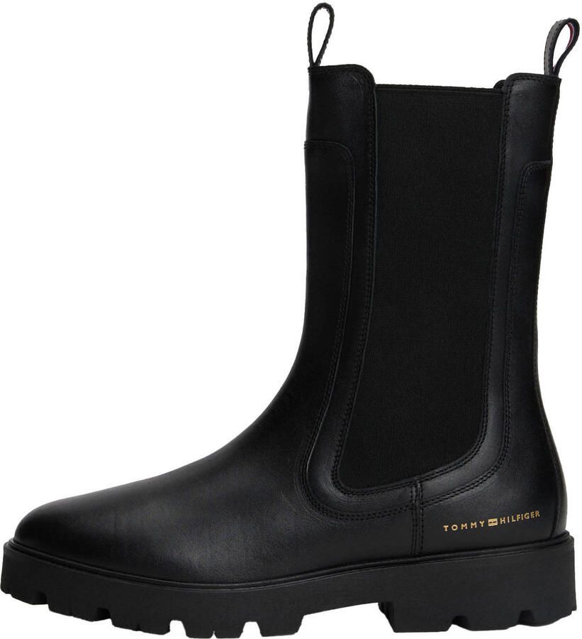TOMMY HILFIGER Chelsea Boots Dames Th Lthr Mid Chelsea Maat: 40 Materiaal: Leer Kleur: Zwart - Foto 2
