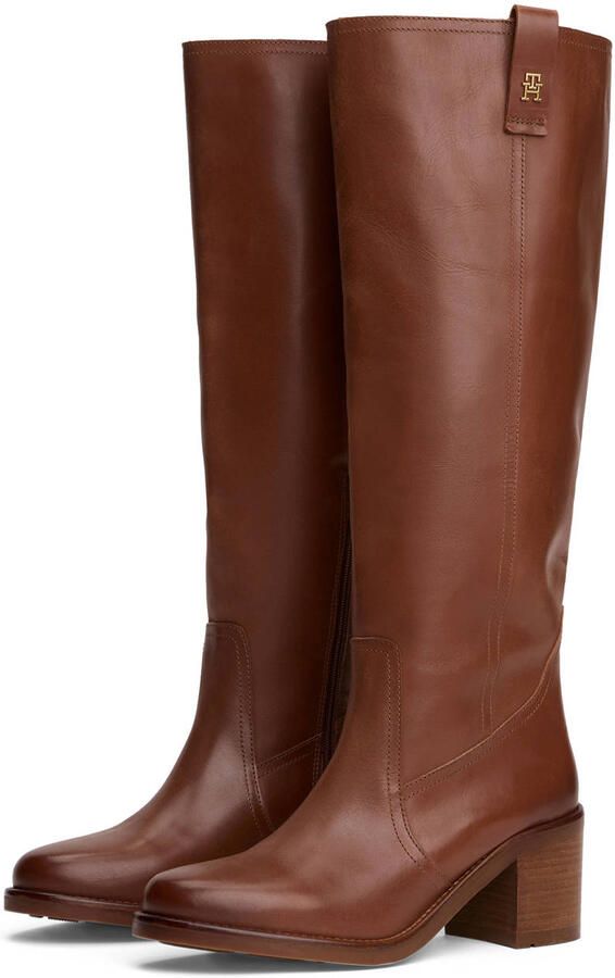 TOMMY HILFIGER Bruine Laarzen Riding Long Boot Block - Foto 3
