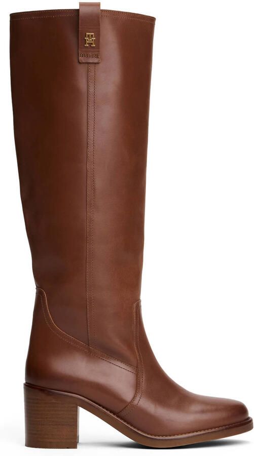 TOMMY HILFIGER Bruine Laarzen Riding Long Boot Block - Foto 2