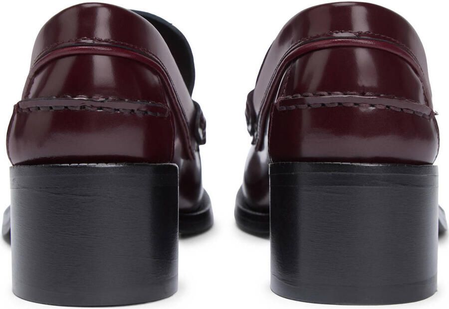 Tommy Hilfiger leren loafers bordeaux - Foto 3