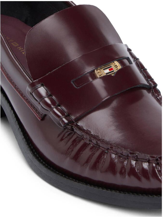 Tommy Hilfiger leren loafers bordeaux - Foto 2