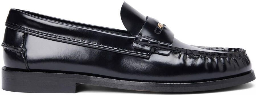 Tommy Hilfiger leren loafers zwart
