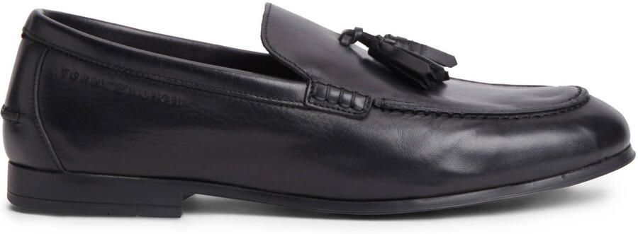 Tommy Hilfiger leren loafers zwart