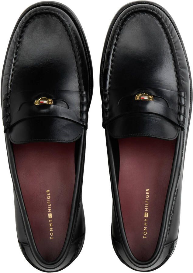Tommy Hilfiger leren loafers zwart - Foto 2