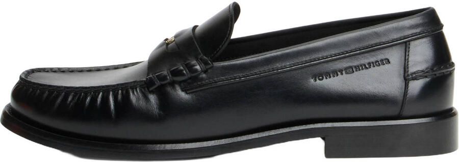 Tommy Hilfiger leren loafers zwart - Foto 3