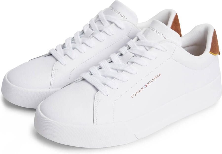 TOMMY HILFIGER Sneakers laag 'Logo Court With' cognac wit - Foto 2