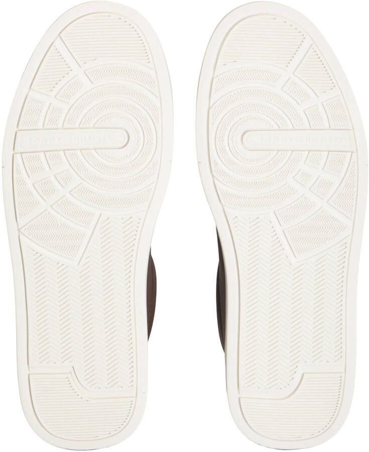 Tommy Hilfiger Sneakers van mix van leer en textiel met labelopschrift - Foto 2
