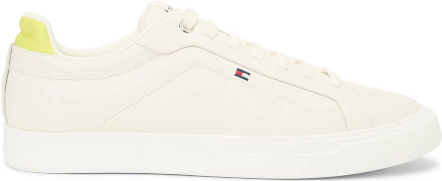 Tommy Hilfiger leren sneakers ecru