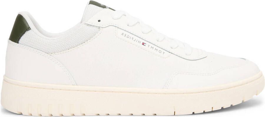 Tommy Hilfiger leren sneakers ecru