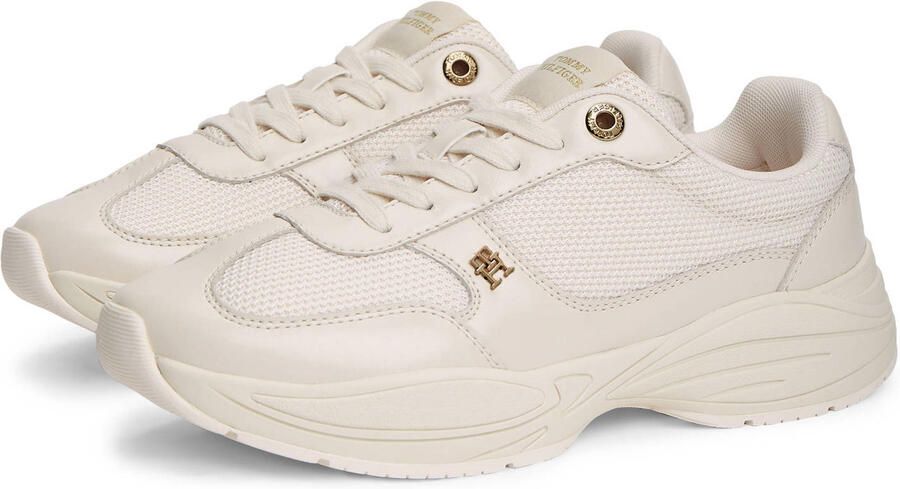 TOMMY HILFIGER Sneakers laag 'TH Monogram Mixed Texture' crème - Foto 3