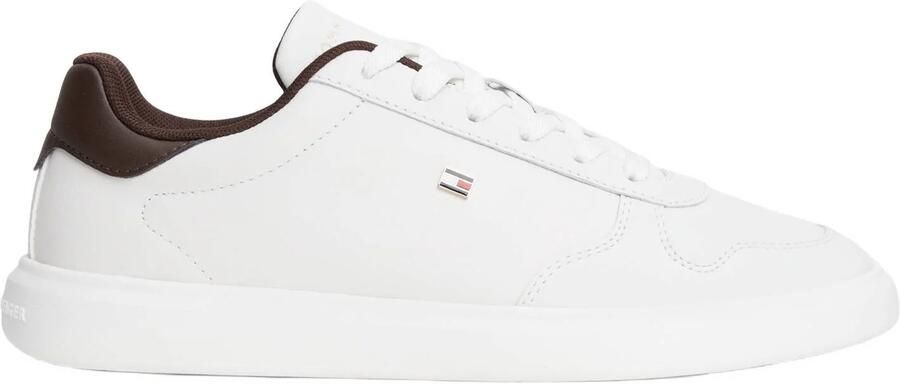 TOMMY HILFIGER Sneakers laag 'ICON COURT LIGHT' bruin wit