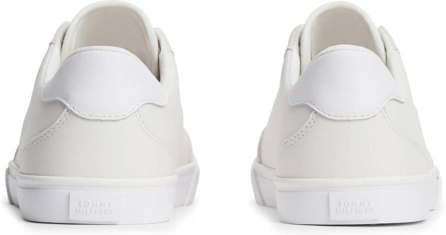 Tommy Hilfiger leren sneakers met logo ecru - Foto 3