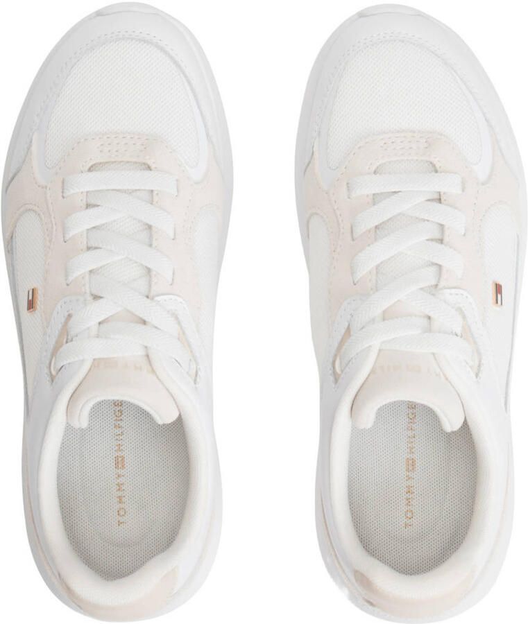 Tommy Hilfiger leren sneakers met logo wit - Foto 3